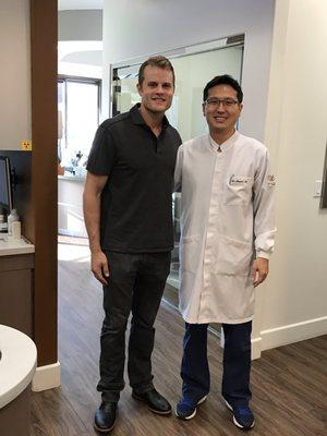 LA Angels' Nick Buss had his teeth taken care of! Thank you for being such a nice patient!