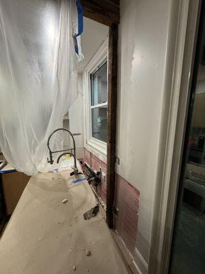 Insulation and drywall