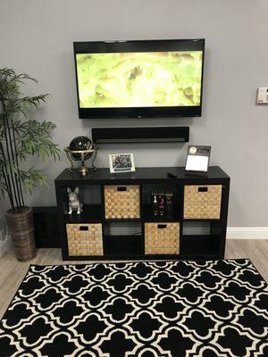 Services:  TV and Sound Bar Wall Mounting