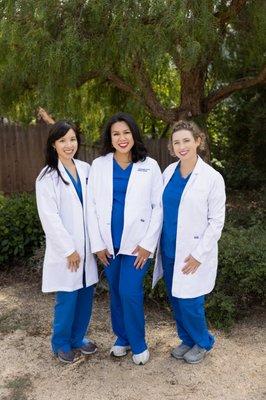 Dr. Sheila, Dr. Rochelle, and Dr. Stephanie