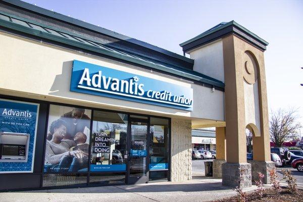 Advantis Credit Union Gresham branch in the Oregon Trail Shopping Center off Burnside