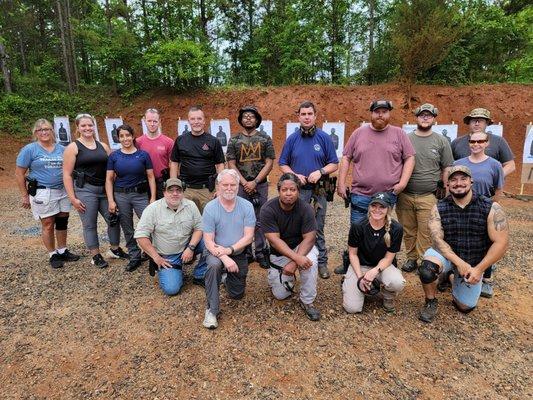 Tactical Pistol 1 students