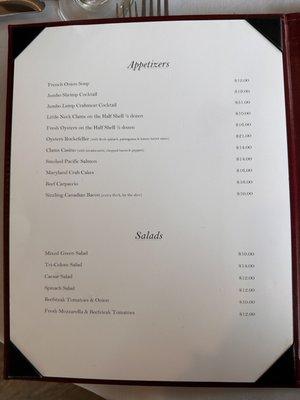 4/29/23 menu