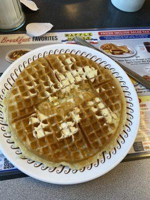 Mmmmm, nothing beats a Waffle House waffle!!