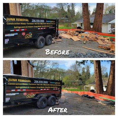 4 Seasons Junk Removal specializes in King county area junk removal service.