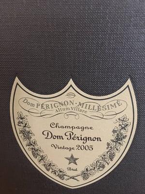 Dom Perignon available behind the counter