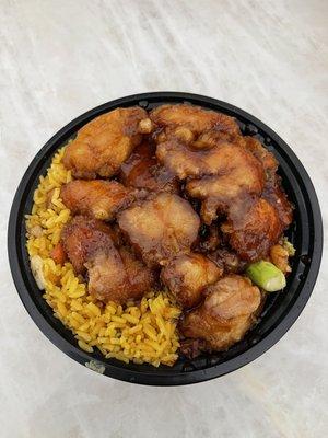 General Tso lunch special