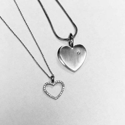 Heart necklaces