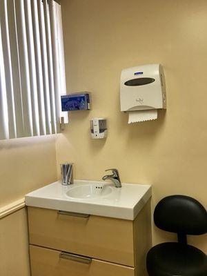 Inside the patient room