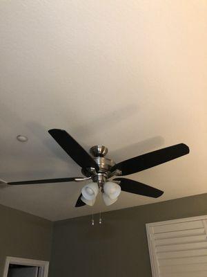 Ceiling Fan and Recess Lights