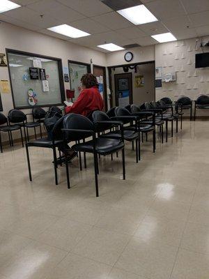 Urgent care waiting area