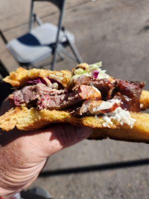 Brisket sandwich