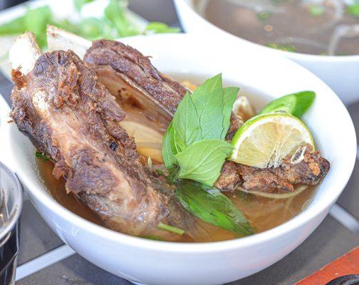 Grilled Back Rib Beef Pho