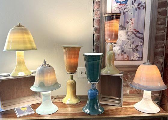 Locally made artisan lamps