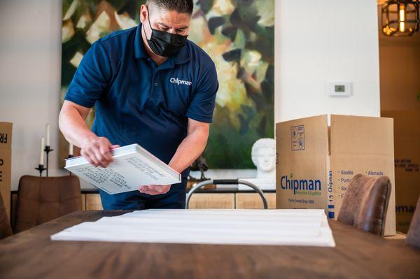 Chipman Relocation has the expertise, materials and equipment needed to pack your belongings for maximum protection