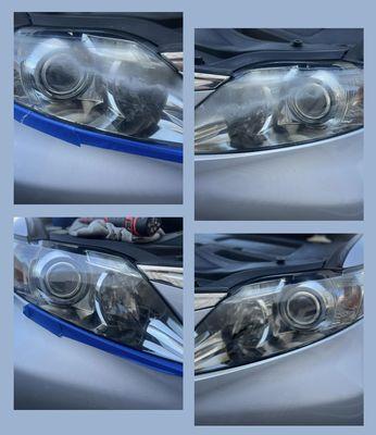 Lexus RX350 Headlight restoration