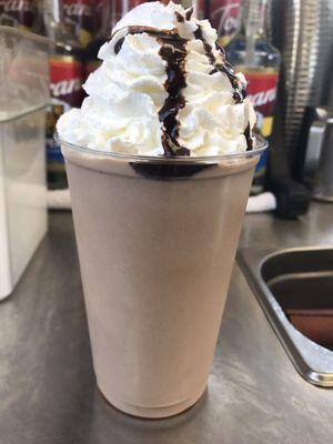 Delicious chocolate shake!