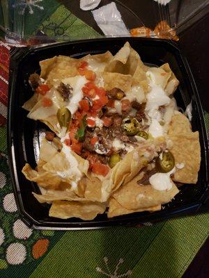 Large asada nacho.