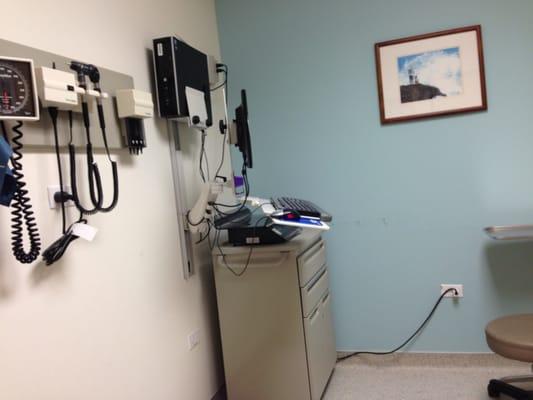 Typical kaiser exam room