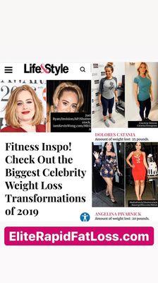 We made it to the top 2 of 15 biggest weight loss transformations of 2019!