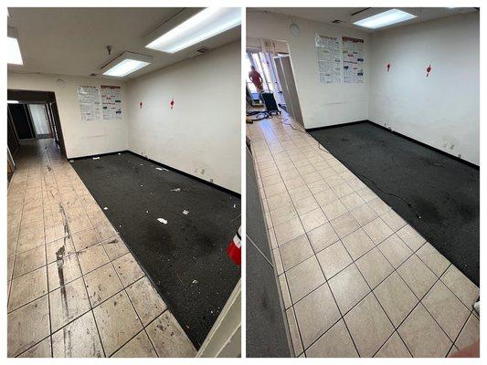 Commercial Title Floor Cleaning.