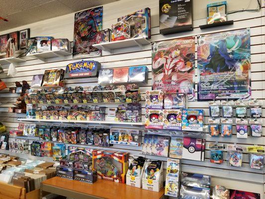 Great selection of Pokémon boosters, decks, and singles!