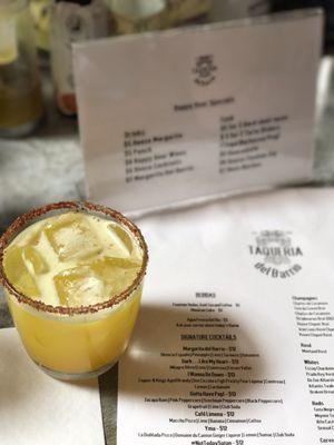 Margarita Del Barrio  *Happy Hour - $7