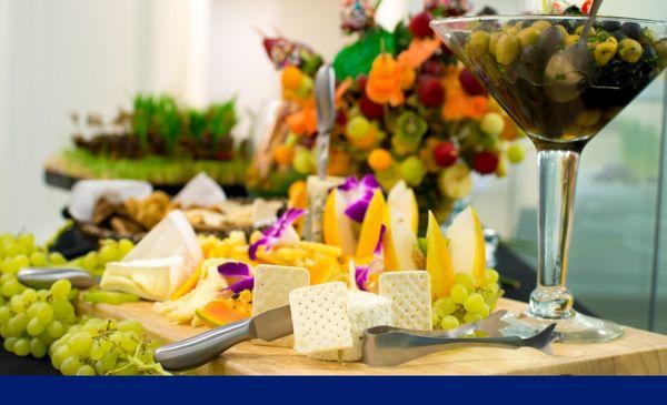 Cheese and Fruit Display