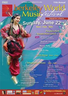 The Belinda Salvidge Minstrels play Old English & Irish songs 1pm-4pm at Berkeley Hat Co. for Berkeley World Music Festival 6/22