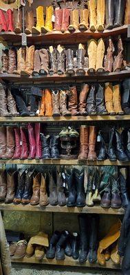 Plenty of cowboy boots