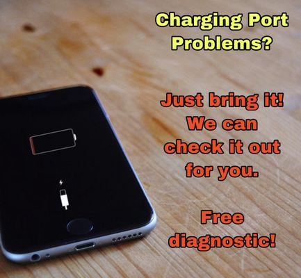 Charging port problems! We can fix it.