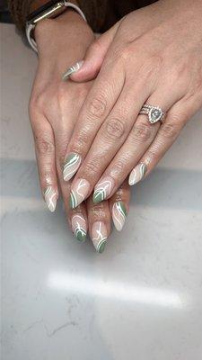 Acrylic nail by Kristy