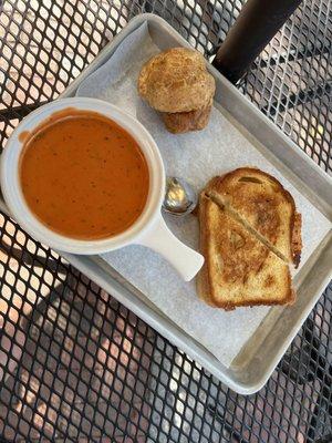 Grilled Cheese and Tomato Soup