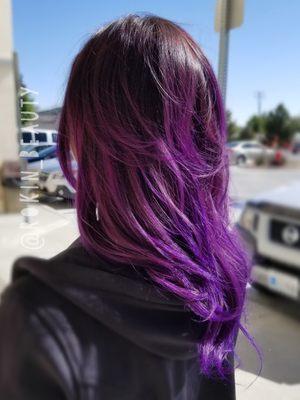 Purple Balayage by Ashley