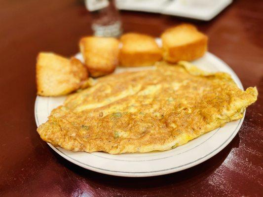 Masala omelette with pav