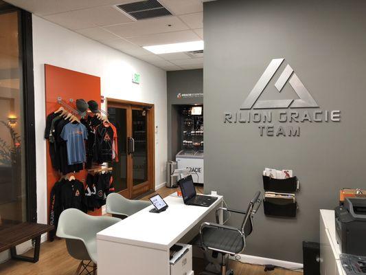 Reception area and proshop