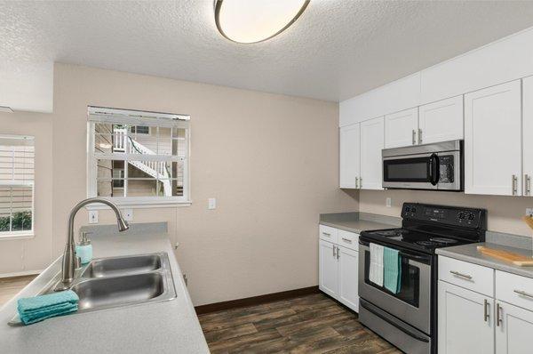 White Renovated Kitchen