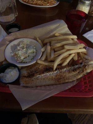 Broiled fish fry!