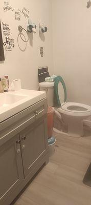 My bathroom is remodel and nice