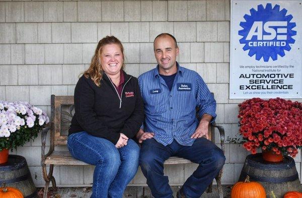 Maryann and Larry, proud owners!