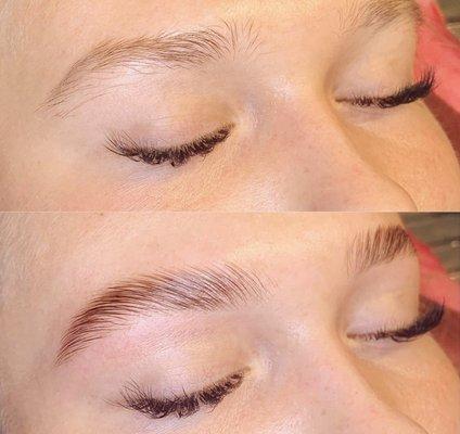 Brow lamination! Brow lift