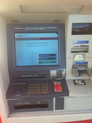 One of three ATM's