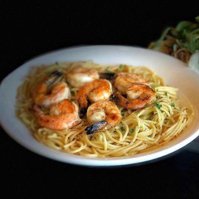 Garlic Noodles with JUMBO Shrimp