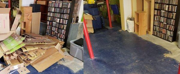 basement clean up