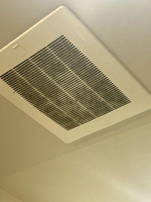 Vent full of grime