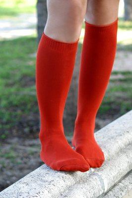 Sport Socks Style 1559 in Scarlet Red