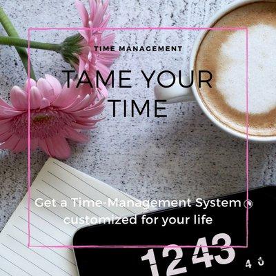 Feel like you never have enough time? What would be possible in your life if time worked for you? Book a session today and tame your time!