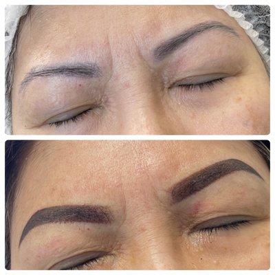 Brows correction