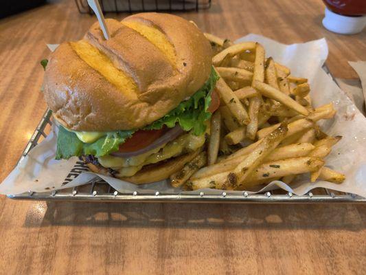 Burger and Fries