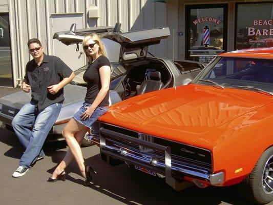 Movie cars at Daddy O's Kahului